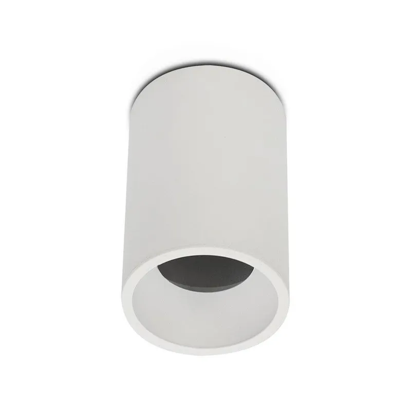 Oprawa V-TAC Aluminiowa GU10 Okrągła Natynkowa Tuba 70x107mm VT-802-W 3 Lata Gwarancji - Biała