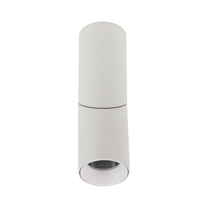 Oprawa V-TAC Aluminiowa GU10 Okrągła Natynkowa Tuba VT-804 3 Lata Gwarancji - Biała