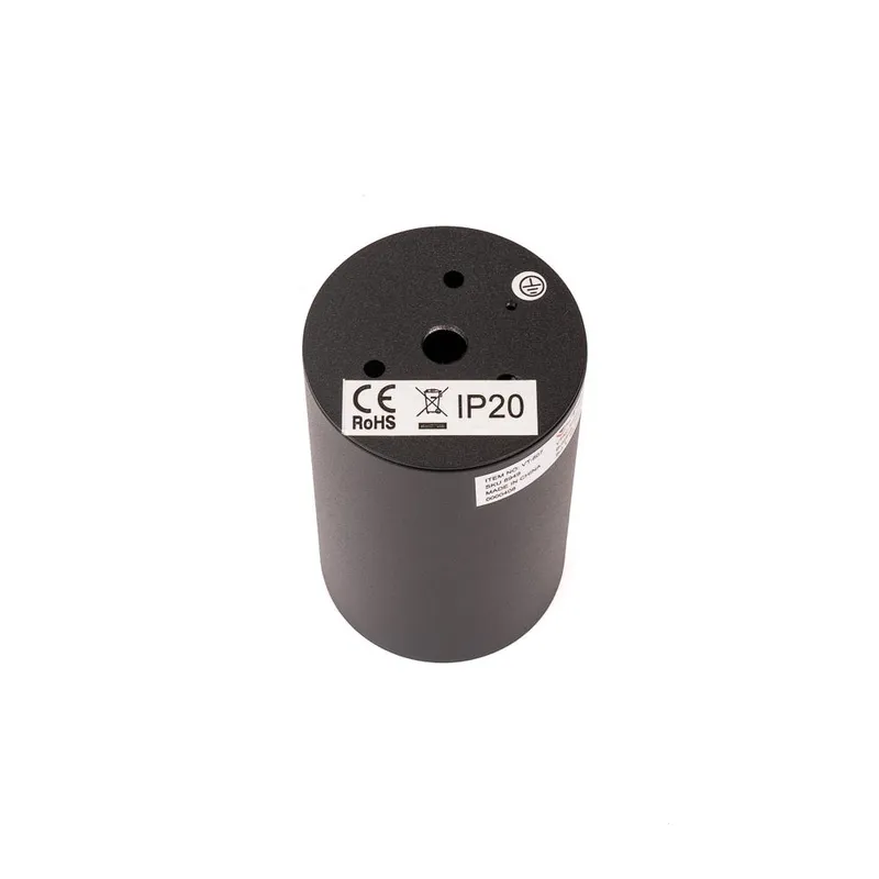 Oprawa V-TAC Aluminiowa GU10 Okrągła Natynkowa Tuba 60x100mm VT-807-B 3 Lata Gwarancji - Czarna