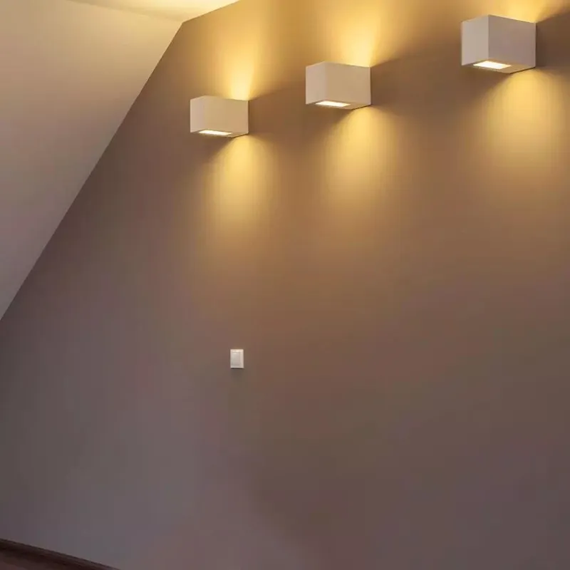 Kinkiet Ścienny Kwadrat Gips G9 V-TAC VT-858SQ 3 Lata Gwarancji - Biały