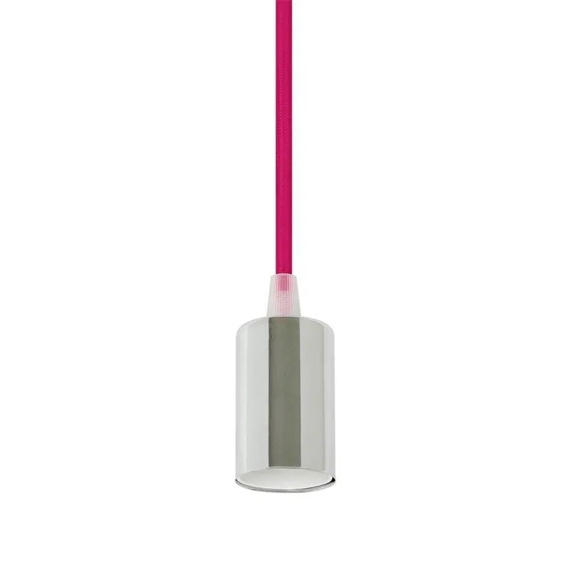 Oprawa Zwieszana V-TAC E27 Chrom Metal Ciemny Róż Przewód VT-7338-RR 5 Lat Gwarancji