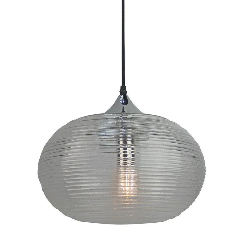 Oprawa Zwieszana V-TAC E27 Seria Diamond Cut Szkło Dymione FI330MM VT-7350-HB 5 Lat Gwarancji