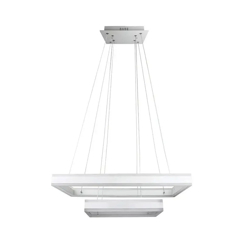 Oprawa Zwieszana LED V-TAC 100W Soft Light Chandelier Ściemnianie VT-101-2D 3000K 8050LM 3 Lata Gwarancji - Biały