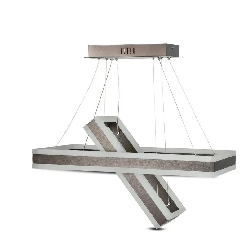 Oprawa Zwieszana LED V-TAC 100W Soft Light Chandelier Ściemnianie VT-101-2D 3000K 8050LM 3 Lata Gwarancji - Kawowy