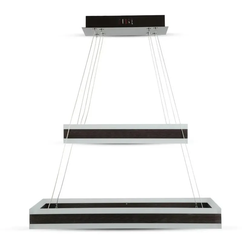 Oprawa Zwieszana LED V-TAC 100W Soft Light Chandelier Ściemnianie VT-101-2D 3000K 8050LM 3 Lata Gwarancji - Kawowy