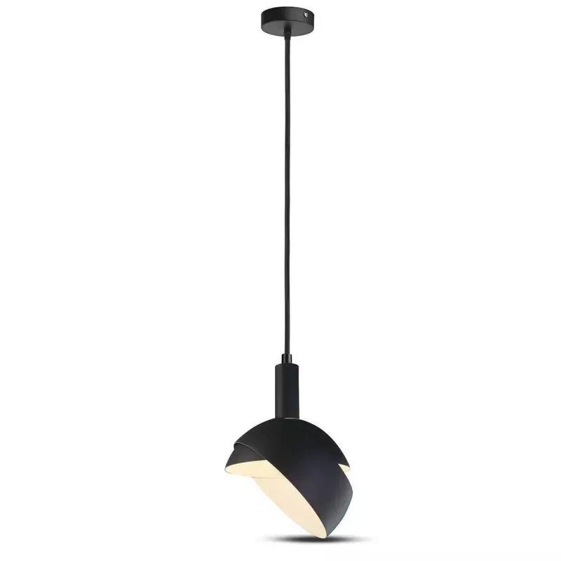 Oprawa Zwieszana V-TAC E14 Aluminium Klosz VT-7100-B 5 Lat Gwarancji - Czarny