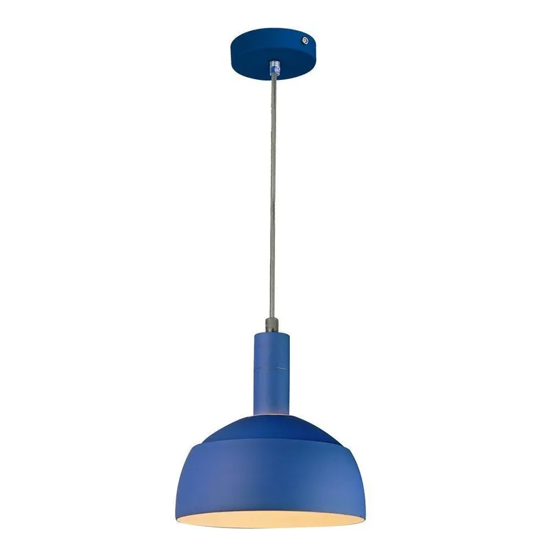 Oprawa Zwieszana V-TAC E14 Aluminium Klosz VT-7100-BL 5 Lat Gwarancji - Niebieski