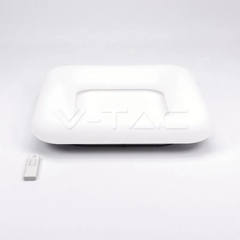 Oprawa Sufitowa V-TAC 80W LED Kwadrat D:750X750X125 Ściemnianie VT-7753 2700K-6400K 6600LM 3 Lata Gwarancji - Biały