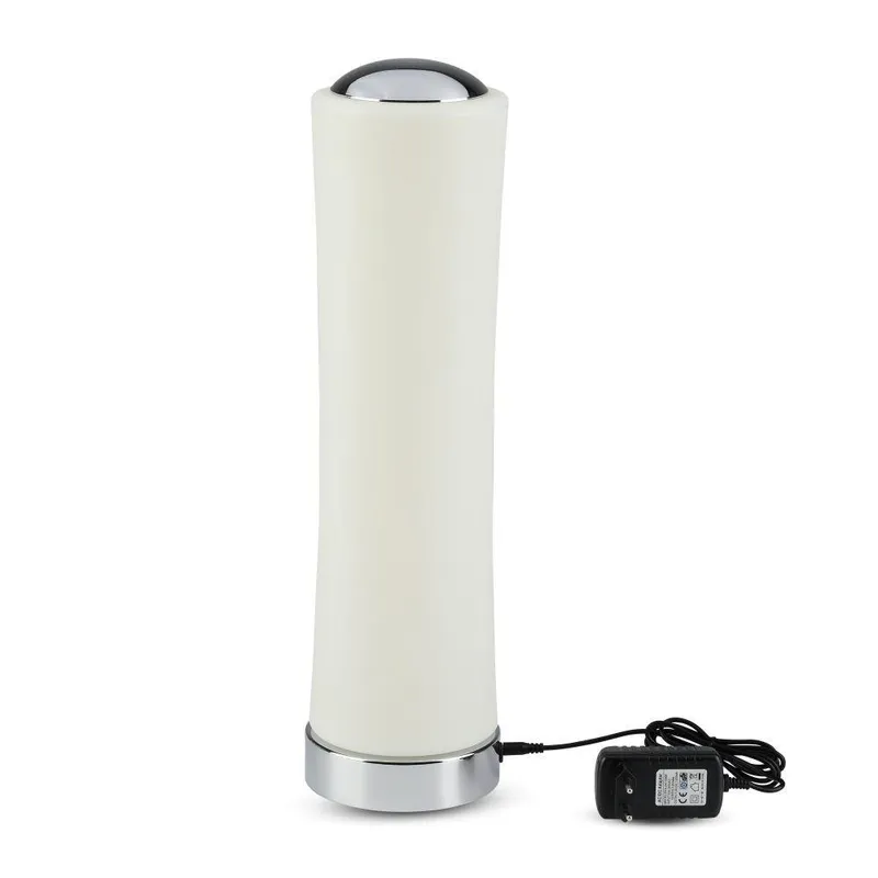 Oprawa LED V-TAC 14W LED Biurkowa Bamboo Dotykowe Ściemnianie VT-7026 3000K 1200LM 3 Lata Gwarancji - Biała