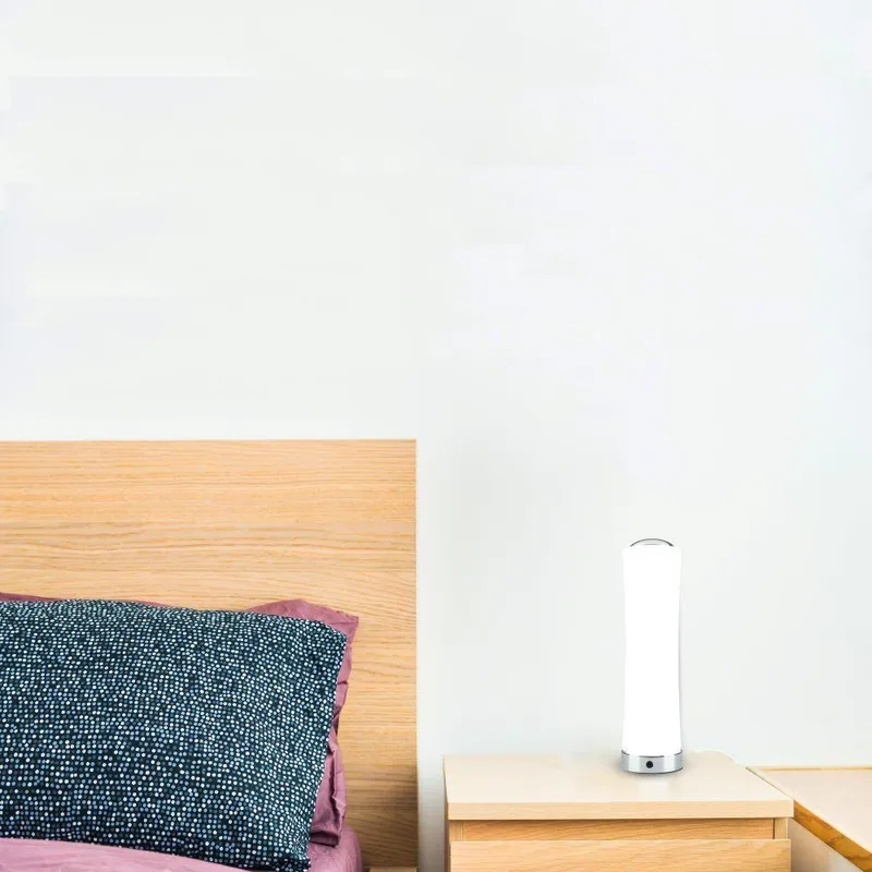 Oprawa LED V-TAC 14W LED Biurkowa Bamboo Dotykowe Ściemnianie VT-7026 3000K 1200LM 3 Lata Gwarancji - Biała