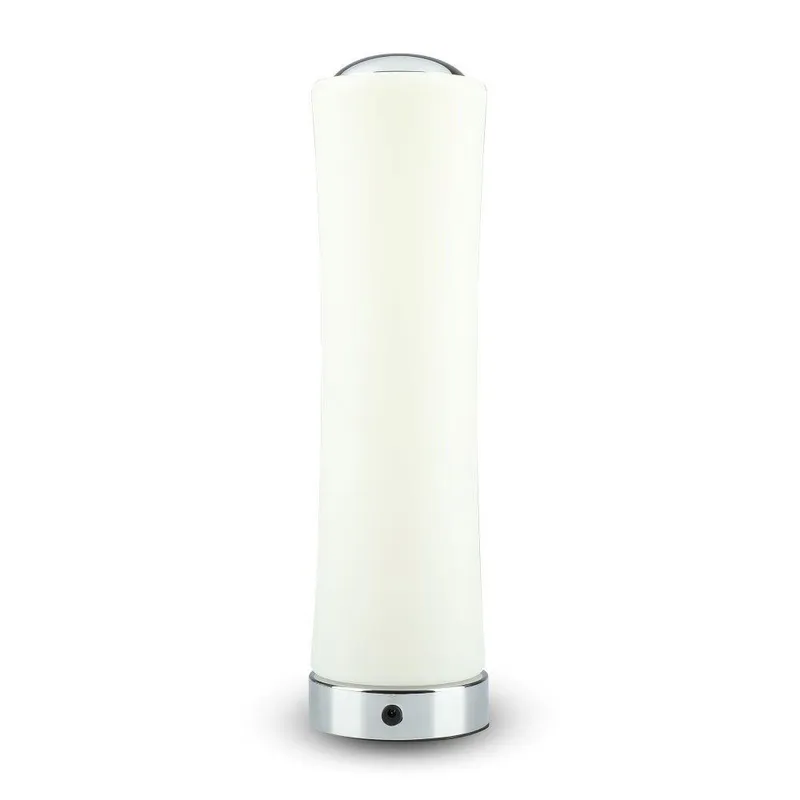 Oprawa LED V-TAC 14W LED Biurkowa Bamboo Dotykowe Ściemnianie VT-7026 3000K 1200LM 3 Lata Gwarancji - Biała
