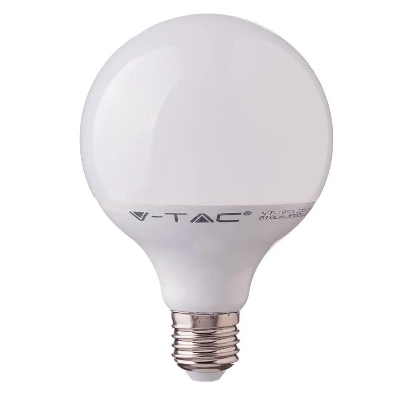 Żarówka LED V-TAC 10W Kula Glob G95 E27 VT-1893 6000K 810LM