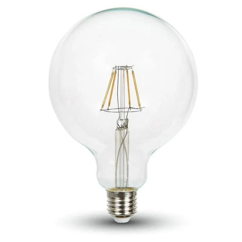 Żarówka LED V-TAC 6W Filament E27 G125 VT-2147 6400K 806LM