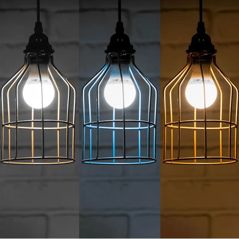 Żarówka LED V-TAC 9W E27 A60 Zmiana Koloru 3XKLIK (Blister 2szt) VT-2149-B 3w1 806LM