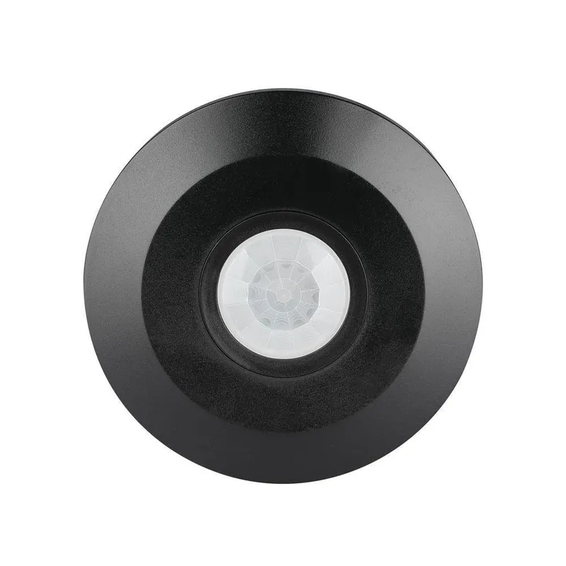 Czujnik Ruchu 360ST V-TAC Natynkowy Sufitowy Slim 25mm VT-8027 - Czarny
