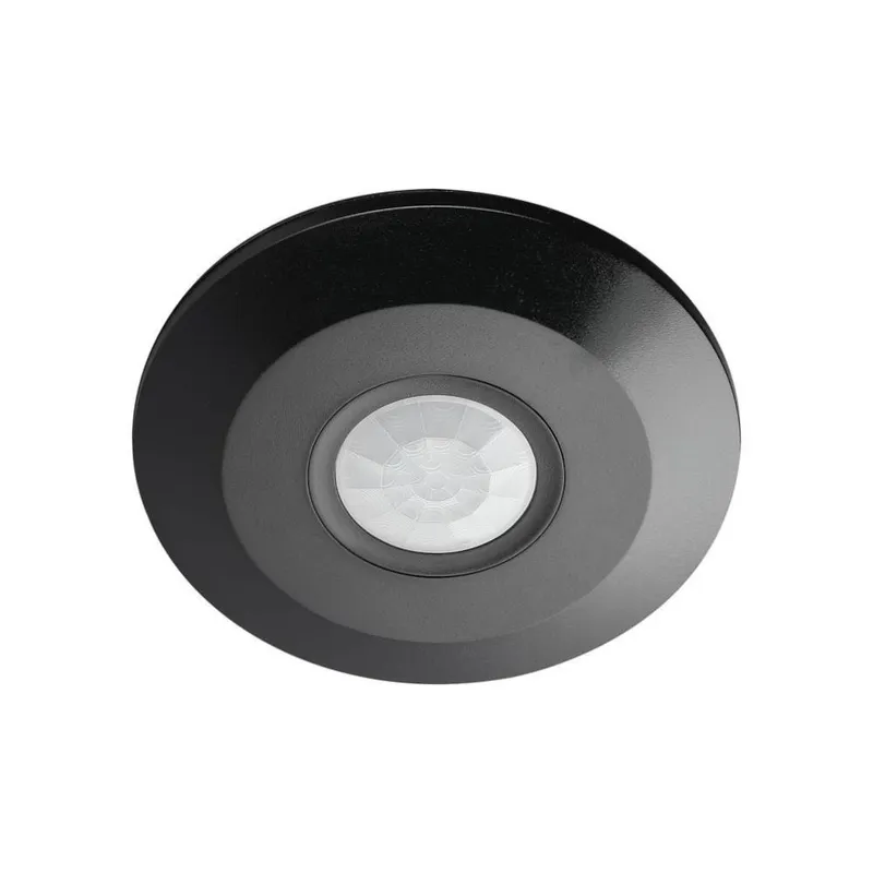 Czujnik Ruchu 360ST V-TAC Natynkowy Sufitowy Slim 25mm VT-8027 - Czarny