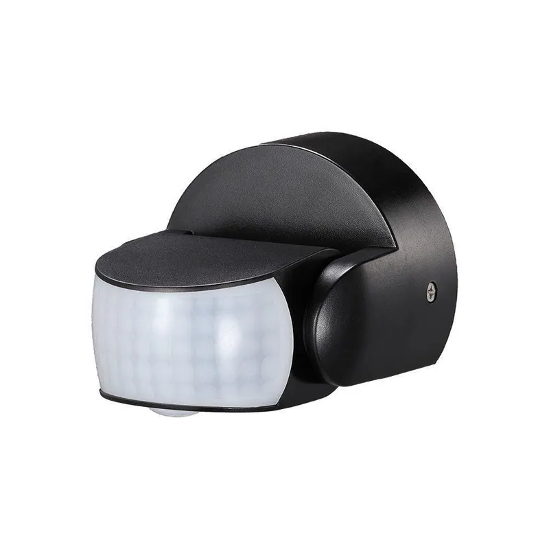 Czujnik Ruchu V-TAC Ścienny 180ST/360ST IP65 VT-8093 - Czarny
