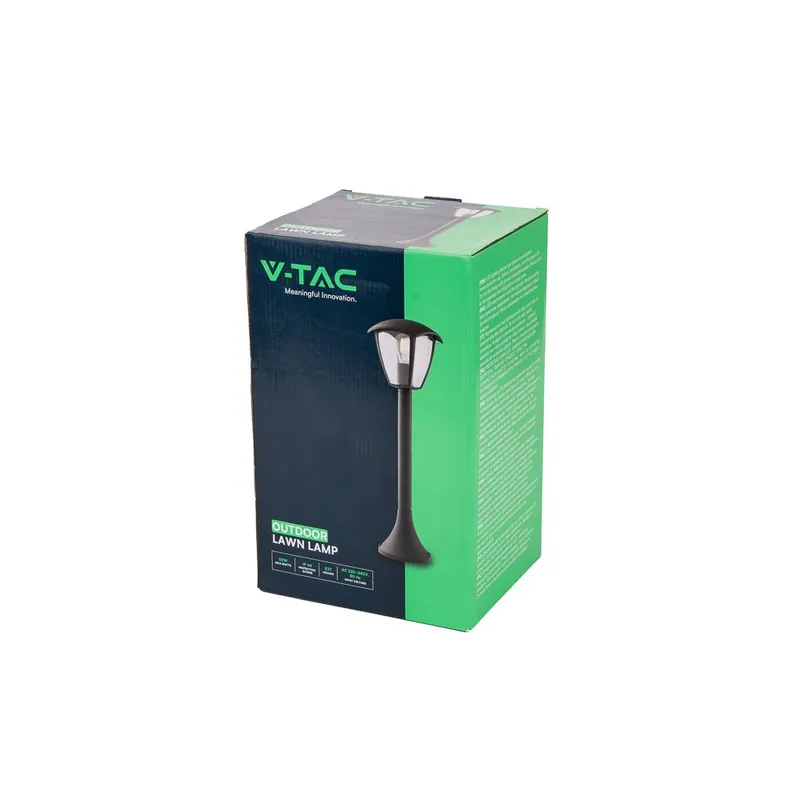 Słupek Ogrodowy V-TAC E27 600mm IP44 VT-736 - Czarny