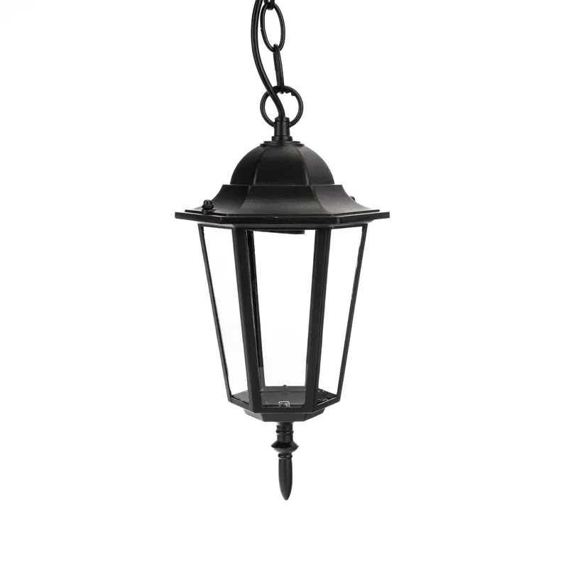 Oprawa Zwieszana Ogrodowa Na Łańcuchu V-TAC E27 Lamp Czarny Mat VT-752