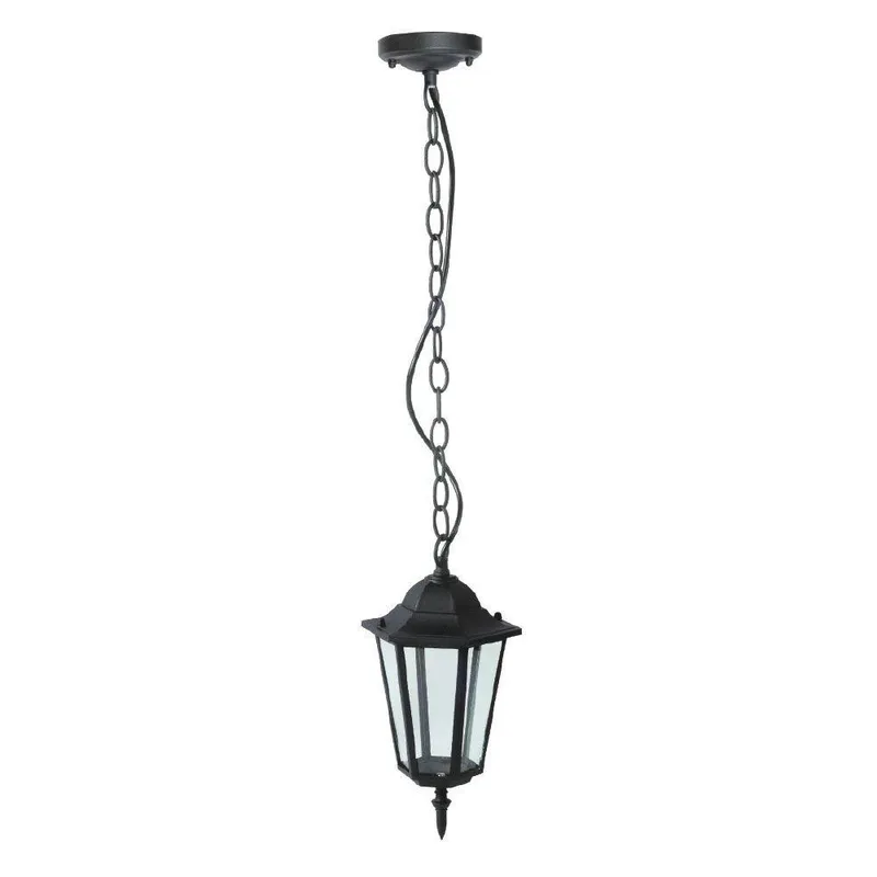 Oprawa Zwieszana Ogrodowa Na Łańcuchu V-TAC E27 Lamp Czarny Mat VT-752