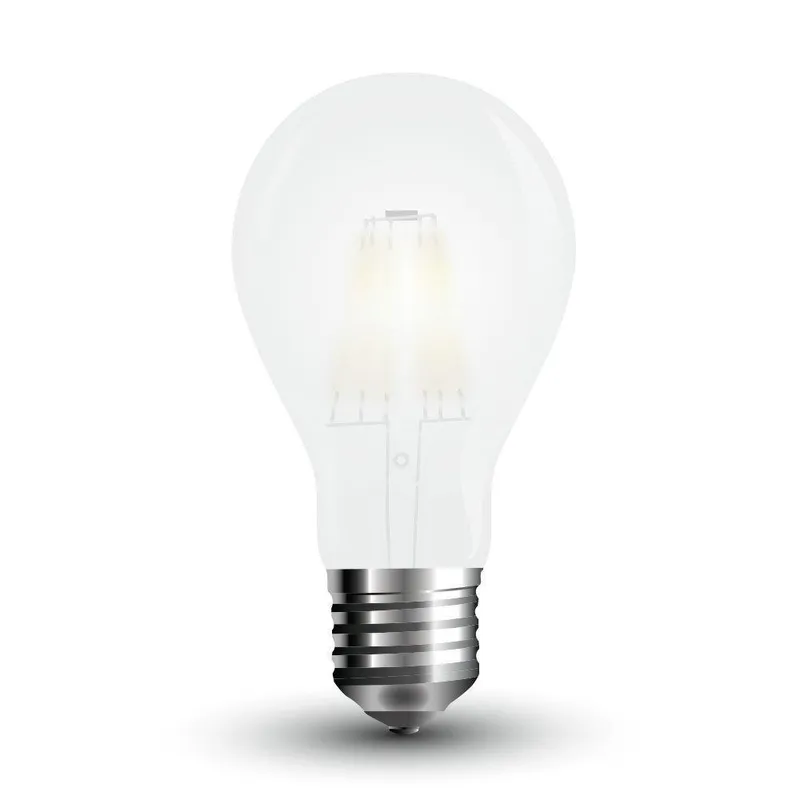 Żarówka LED V-TAC 6W A60 E27 Filament Mrożona VT-1935C 2700K 660LM