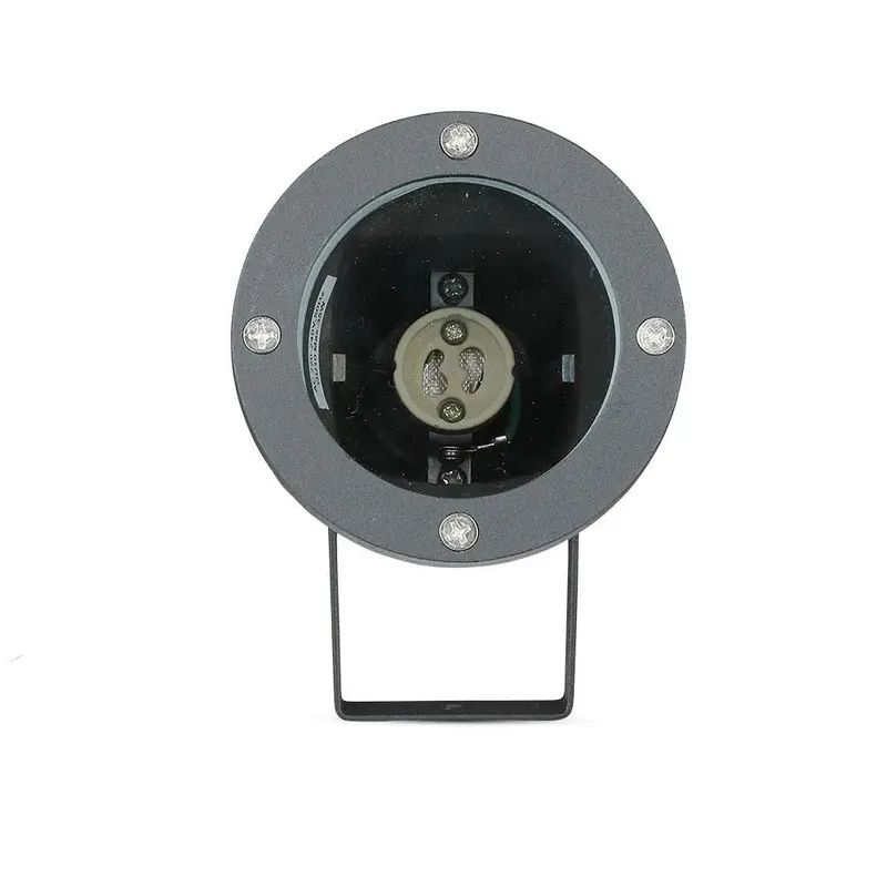 Oprawa Gruntowa Ogrodowa Wbijana Aluminium GU10 IP44 V-TAC VT-769 3 Lata Gwarancji - Czarna