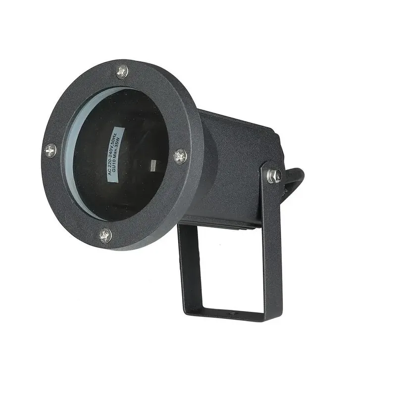 Oprawa Gruntowa Ogrodowa Wbijana Aluminium GU10 IP44 V-TAC VT-769 3 Lata Gwarancji - Czarna
