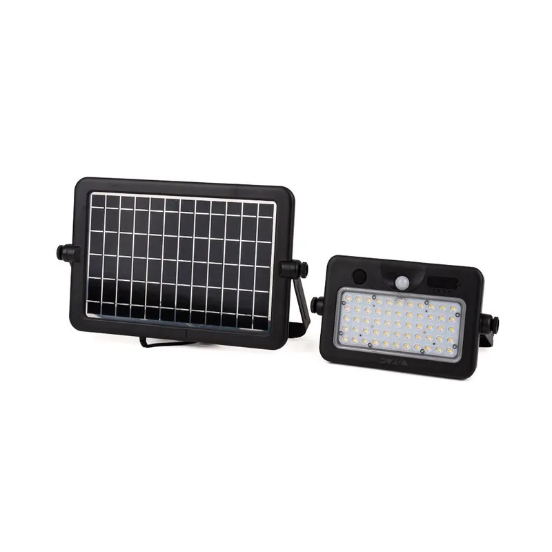 Naświetlacz LED Solarny V-TAC 10W USB IP65 VT-788-10 4000K 1100LM - Czarny