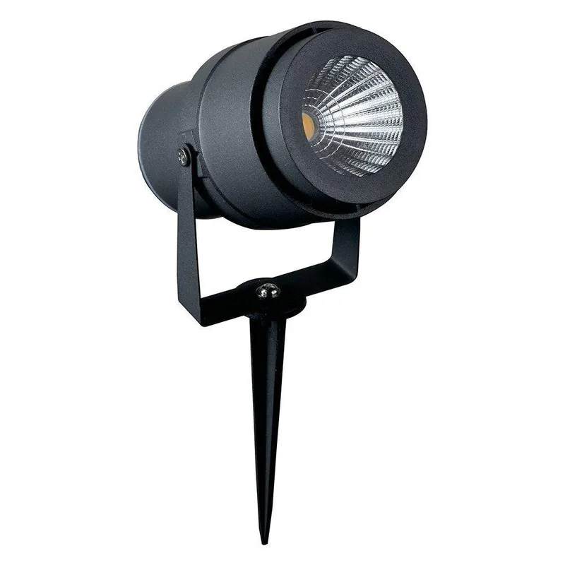 Oprawa Gruntowa Ogrodowa Wbijana LED V-TAC 12W Czarna VT-857 Kolor Zielony 720LM