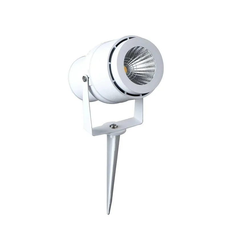 Oprawa Gruntowa Ogrodowa Wbijana LED V-TAC 12W Biała VT-857 Kolor Zielony 720LM