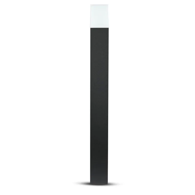 Słupek Ogrodowy V-TAC GU10 Kwadrat Aluminium 80x80x800mm IP54 VT-7615 3 Lata Gwarancji - Czarny