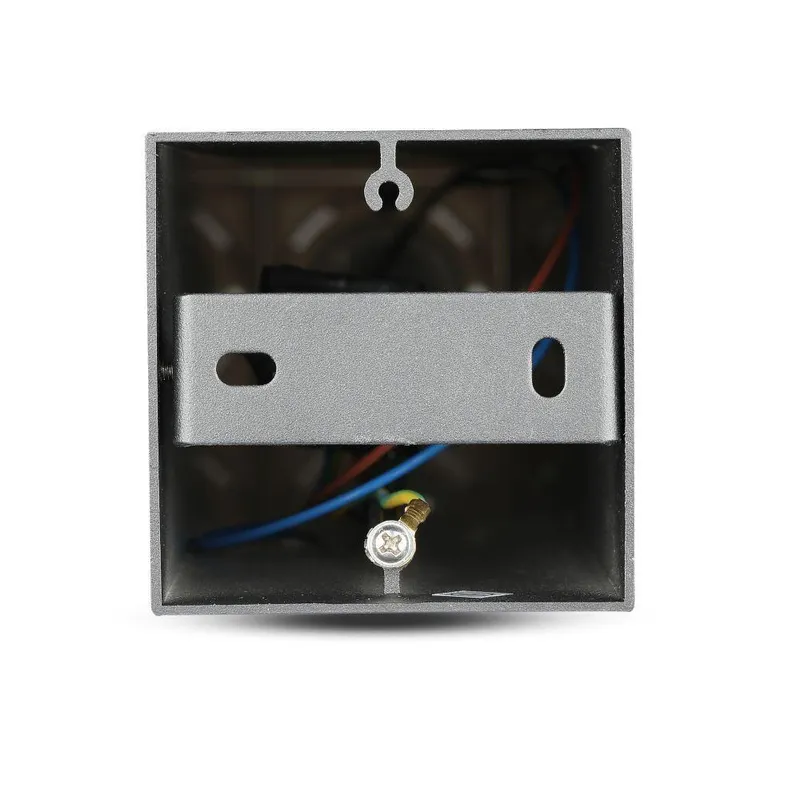 Słupek Ogrodowy V-TAC GU10 Kwadrat Aluminium 80x80x800mm IP54 VT-7615 3 Lata Gwarancji - Czarny