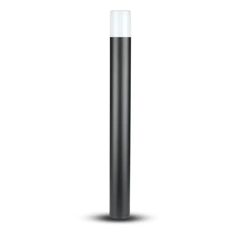 Słupek Ogrodowy V-TAC GU10 Okrągły Aluminium 80x80x800mm IP54 VT-7618 3 Lata Gwarancji - Czarny