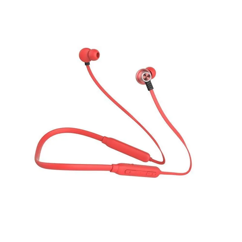 Sportowy Zestaw Słuchawkowy Bluetooth V-TAC 500mAh V-TAC VT-6166 - Czerwony