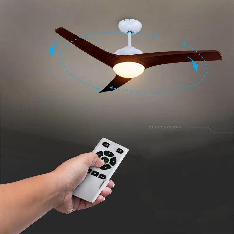 Wentylator Sufitowy V-TAC 132cm Brąz 15W LED CCT Pilot VT-6055-3