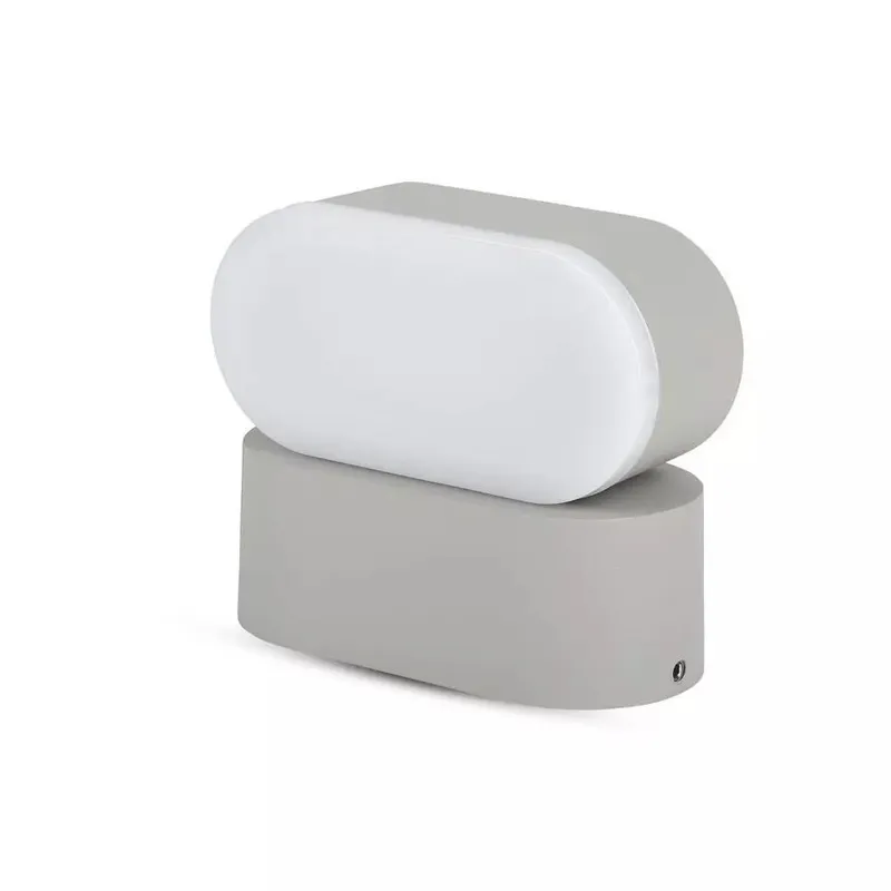 Kinkiet Ścienny V-TAC 6W LED IP65 Obrotowy 350ST VT-816 4000K 660LM - Szary