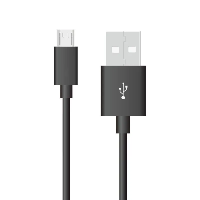 Przewód Micro USB V-TAC 1m Czarny Seria Srebrna VT-5321