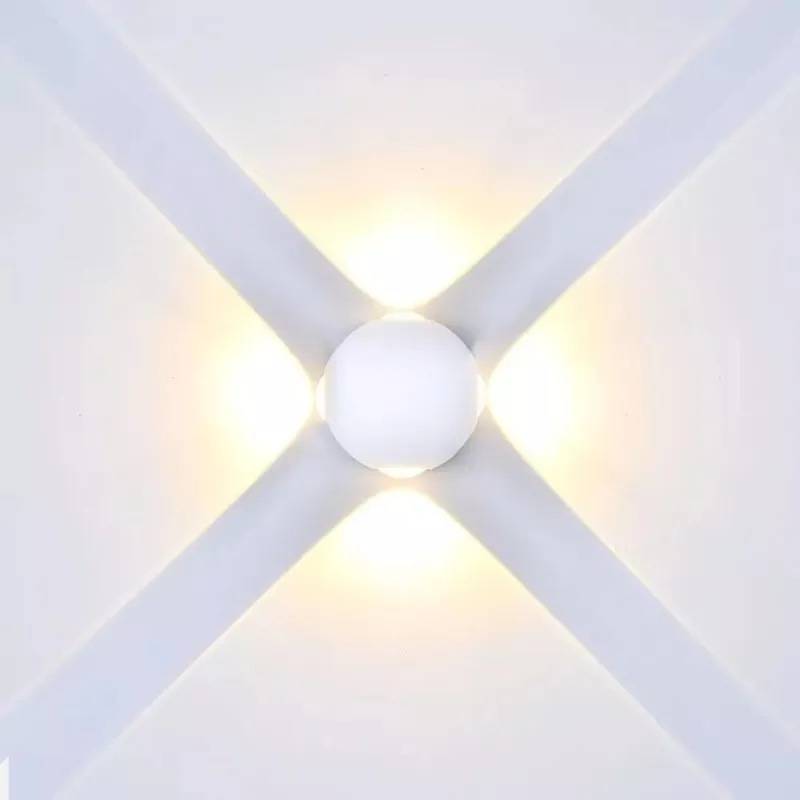 Kinkiet Ścienny V-TAC 4W LED Okrągły IP65 VT-834 3000K 440LM - Biały