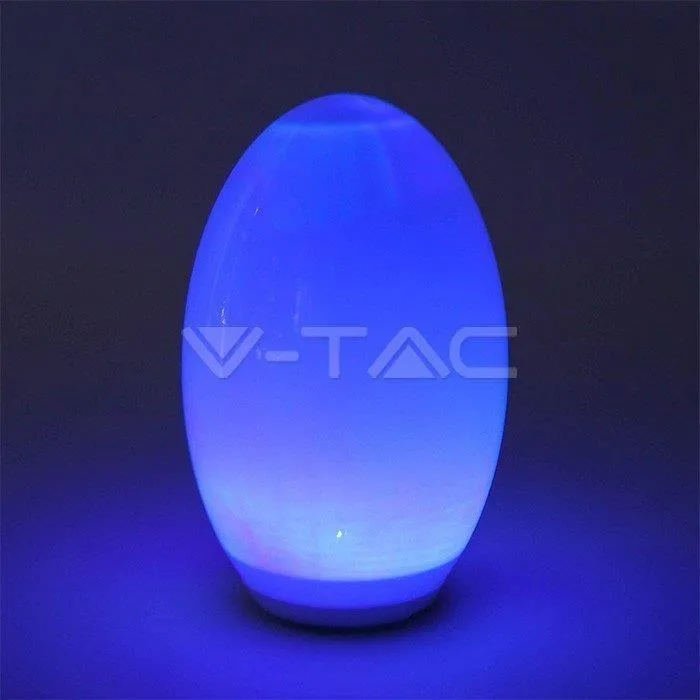 Oprawa Ogrodowa Solarna V-TAC LED Jajko VT-7815 3000K+RGB 5LM