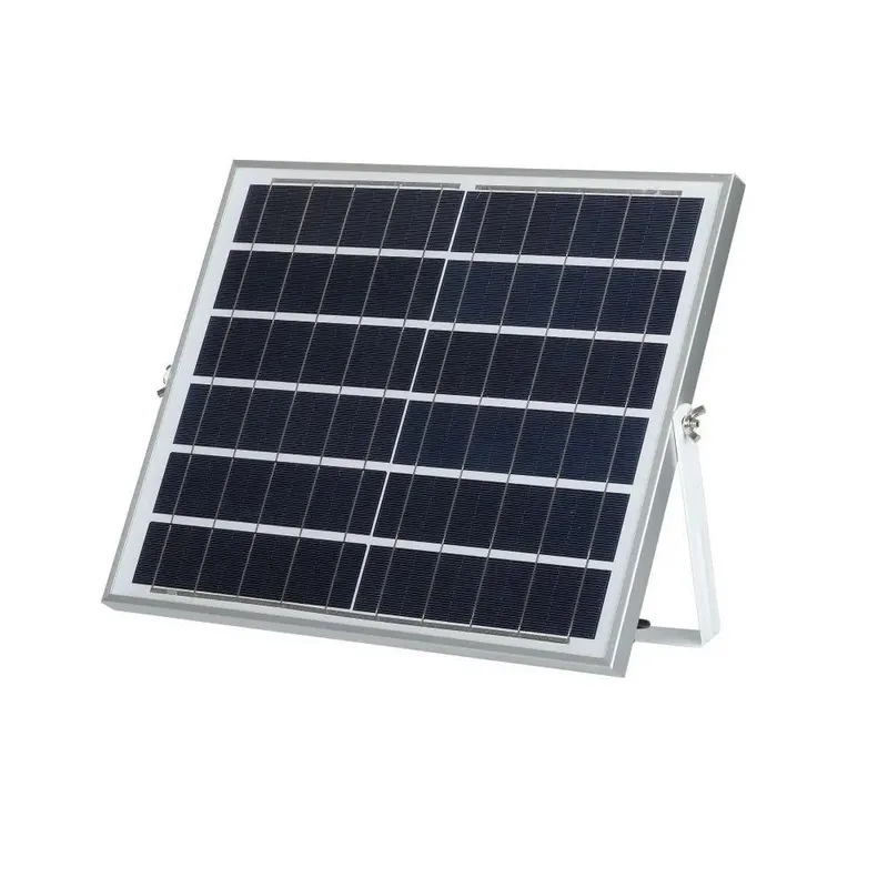 Naświetlacz LED Solarny V-TAC 16W IP65 Pilot Timer VT-40W 6000K 1050LM - Czarny
