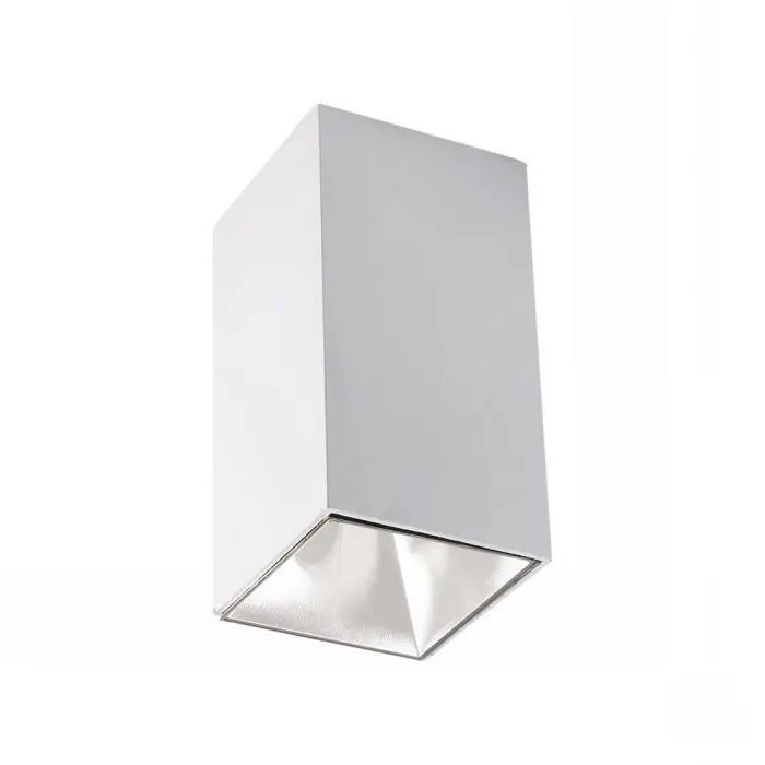 Oprawa Sufitowa V-TAC GU10 Kwadrat Natynkowa 74x74x140mm VT-882-Q 3 Lata Gwarancji - Biały
