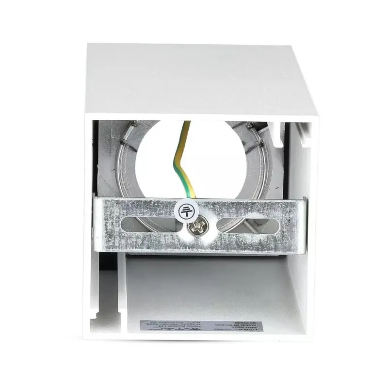 Oprawa Sufitowa V-TAC GU10 Kwadrat Natynkowa Biały+różowe 74x74x140mm VT-882-Q 3 Lata Gwarancji - Złoto