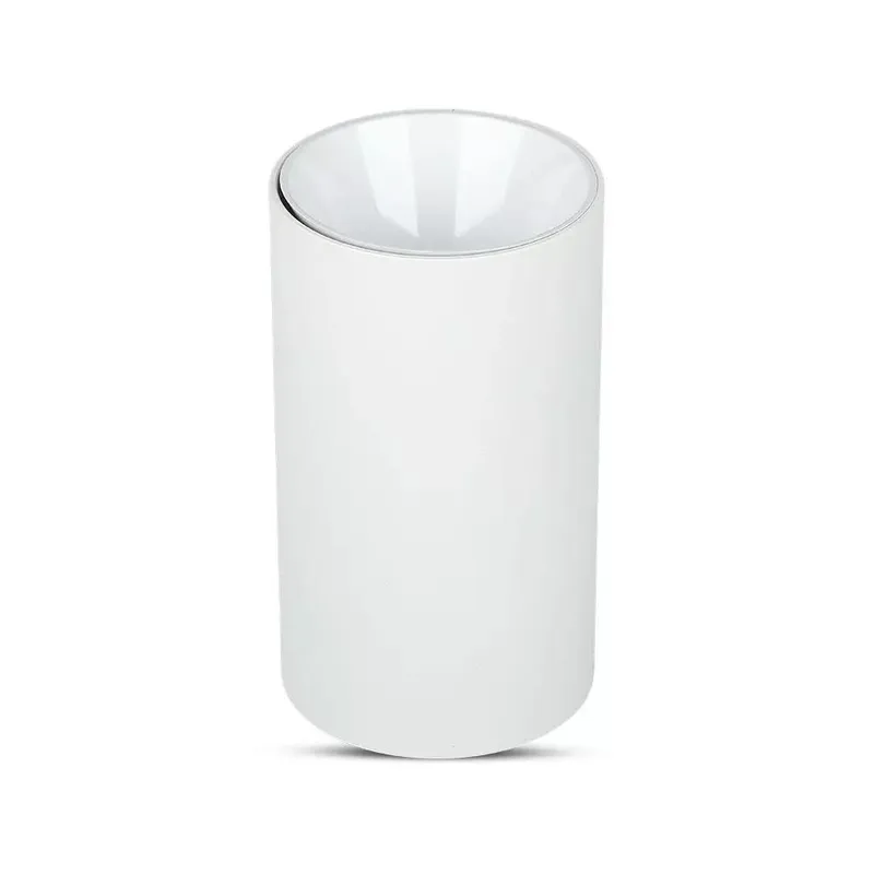 Oprawa Sufitowa V-TAC GU10 Okrągła Natynkowa Tuba 80x140mm VT-882-R 3 Lata Gwarancji - Biała