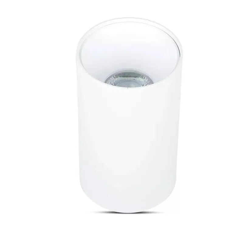 Oprawa Sufitowa V-TAC GU10 Okrągła Natynkowa Tuba 80x140mm VT-882-R 3 Lata Gwarancji - Biała