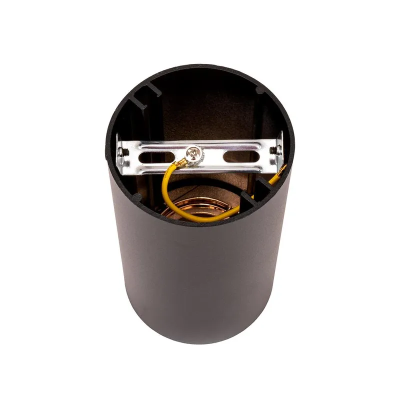 Oprawa Sufitowa V-TAC GU10 Okrągła Natynkowa Tuba Czarny+różowe 80x140mm VT-882RD-RG 3 Lata Gwarancji - Złoto