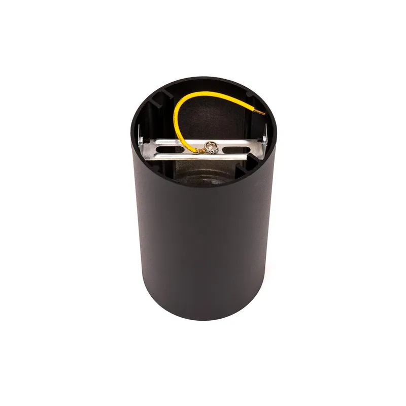 Oprawa Sufitowa V-TAC GU10 Okrągła Natynkowa Tuba Czarny+ciemny Chrom 80x140mm VT-882RD 3 Lata Gwarancji