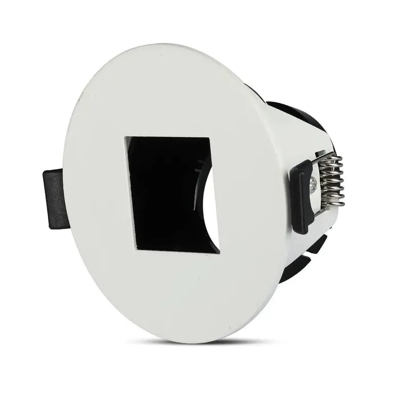 Oczko V-TAC GU10 Okrągłe Z Kwadratem Białe+czarne VT-883 3 Lata Gwarancji