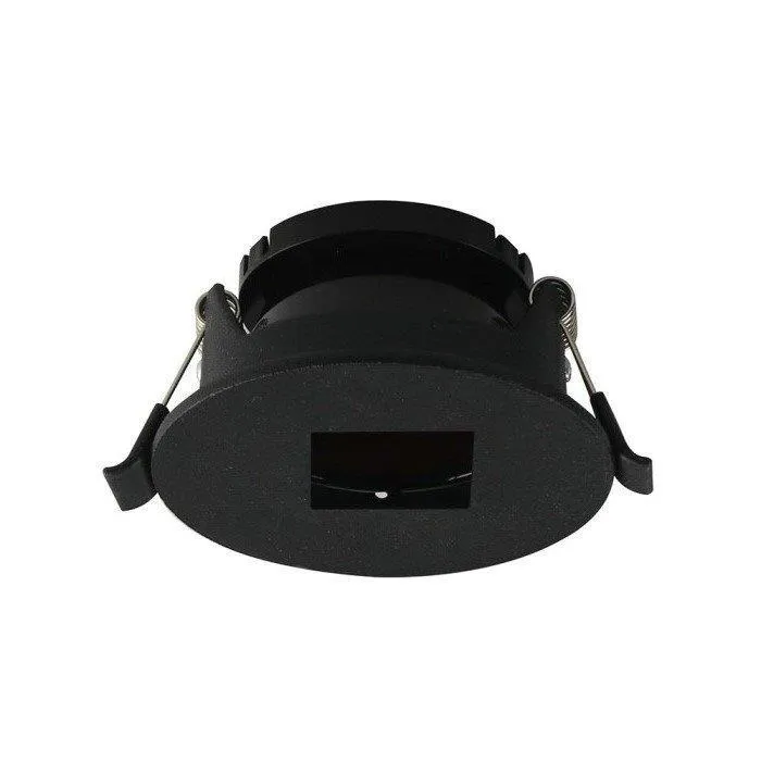 Oczko V-TAC GU10 Okrągłe Z Kwadratem VT-883-B 3 Lata Gwarancji - Czarne