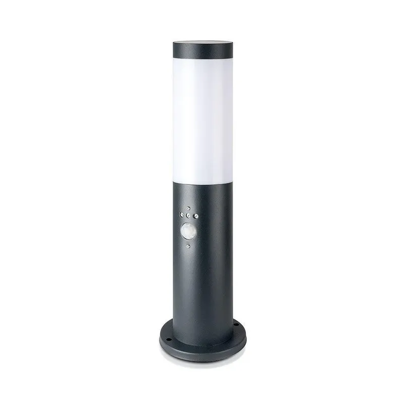 Słupek Ogrodowy V-TAC 45cm Czujnik Ruchu E27 VT-838-45 - Szary