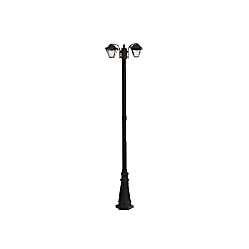 Latarnia Ogrodowa V-TAC 2XE27 230cm IP44 VT-847 3 Lata Gwarancji - Czarny